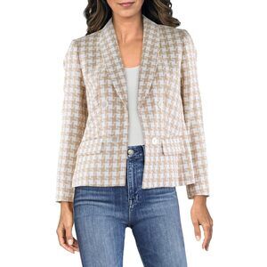 5663 Women's Faux Double Breasted Shawl, Vanilla